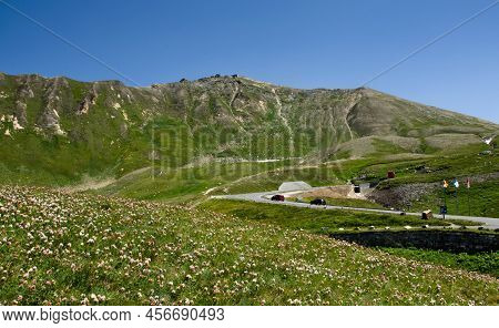 High Alpine Road In Hohe Tauern National Park Austria
