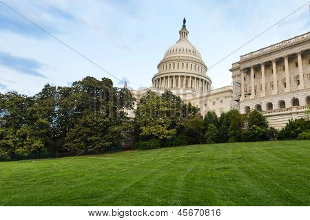 Campidoglio di Washington DC, Stati Uniti, in primavera