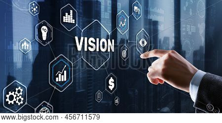 Vision Direction Future Business Inspiration Motivation Concept