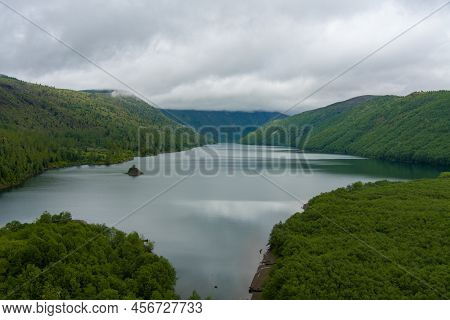 Coldwater Lake Near Mount St Helens In The Cascade Mountains Of Washington State In June 2022