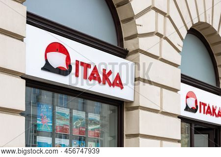 Krakow, Poland - June 17, 2022 - Itaka Travel Office In Krakow