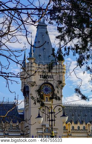 Beautiful Castle In Iasi City In Romania. Beautiful Architecture
