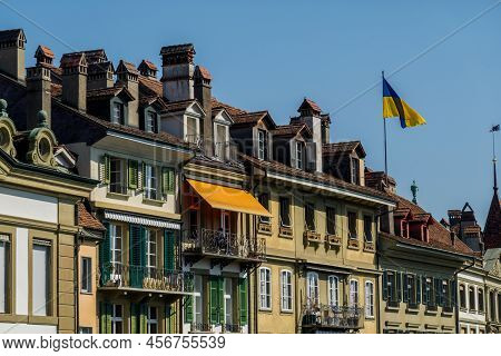 Beautiful Swiss City Of Bern, Architecture, Street Cityscape