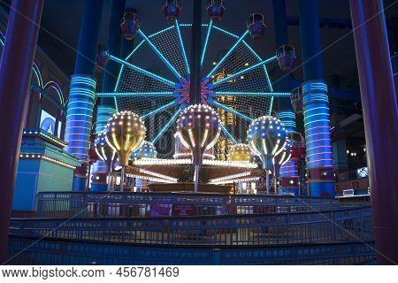 Genting, Malaysia - Jun 10, 2022: View Of The Skytropolis Indoor Theme Park In Resorts World Genting