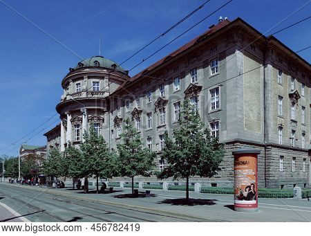 Poznan, Poland - May 23, 2022. Collegium Maius Of Adam Mickiewicz University