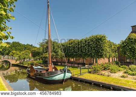Enkhuizen, The Netherlands. June 2022. The Zuiderzeemuseum, An Open Air Museum With Traditional Dutc
