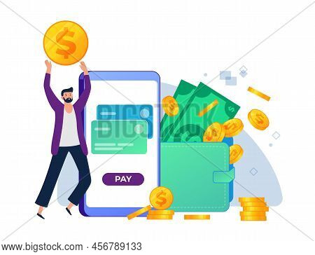 Online Payment, Financial Transaction And Money Tranfer