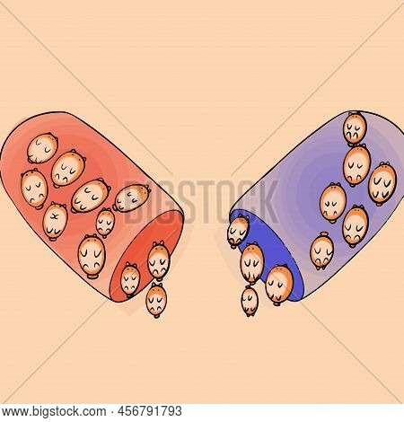 Little Shibas Fall Out Of The Pill