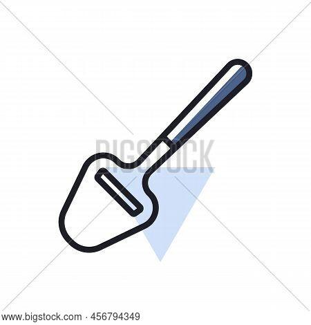 Cutter For Cutting Cheese Strips Vector Isolated Icon. Kitchen Appliances. Graph Symbol For Cooking 