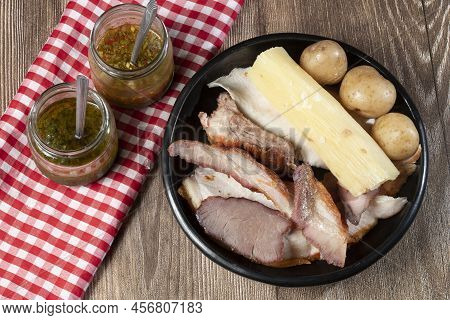 Llanera Meat Colombian Typical Dish; Dish Served With Grilled Meat