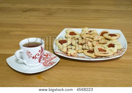 Šálek čaje s Cookies