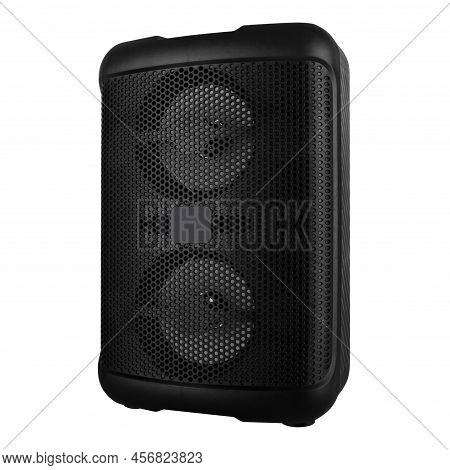 Acoustic Sound System, Speakers, On A White Background