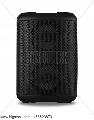 Acoustic Sound System, Speakers, On A White Background
