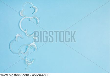 Set Of Several Retractor Dental Lip Retractor Access To The Oral Cavity. Wide Mouth Opening For A De