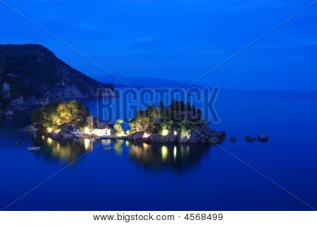 Isola di Panagias In Parga Grecia