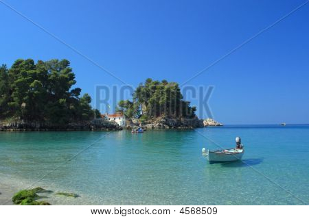 Isola di Panagias In Parga Grecia