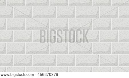 Seamless White Brick Wall