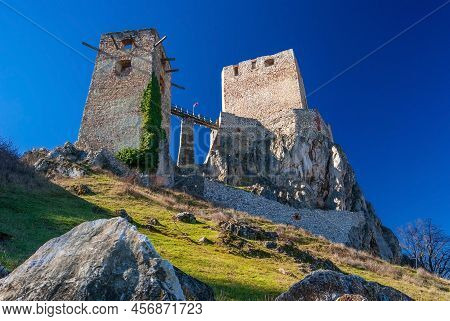 The Castle Of Csesznek Lies In The Bakony Between Gyor And Zirc In The Village Of Csesznek. The Cast