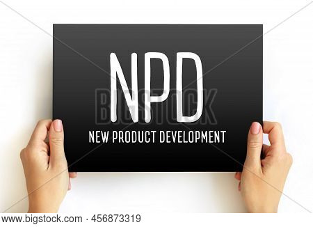 Npd New Product Development - Complete Process Of Bringing A New Product To Market, Acronym Concept 