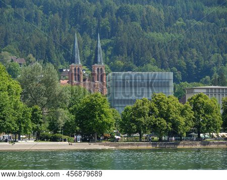 the city of lindau at the lake constance