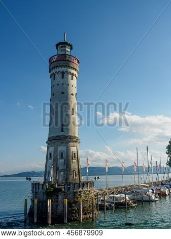 the city of lindau at the lake constance