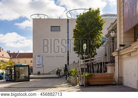 Vienna, Austria - October 2021: Leopold Museum In Museum Quarter