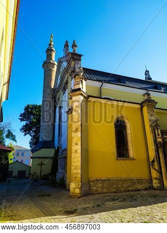 Sts. Peter And Paul Cathedral Also Called Kamianets-podilskyi Cathedral Is A Religious Building Affi