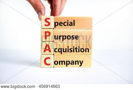 Spac Special Purpose Acquisition Company Symbol. Concept Words Spac Special Purpose Acquisition Comp