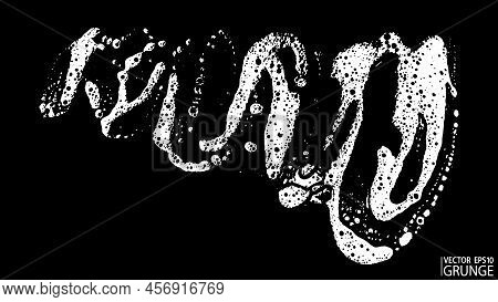 Soap Texture. Grunge Background. Foam Water. Soap Bubble Stain. Lather. Shampoo. Shaving Cream. Bath