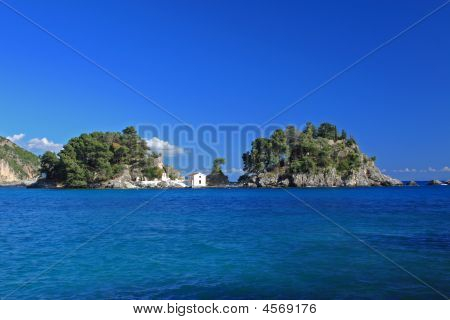 Isola di Panagias In Parga Grecia