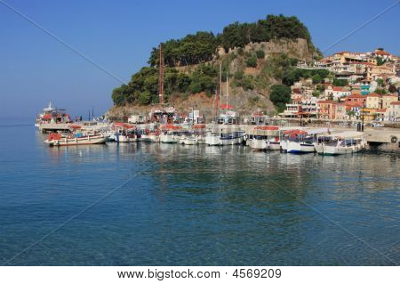 Panoramica su Parga Grecia