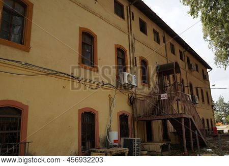 Netzer Sereni, Israel - March 29, 2022: Building Of So-called Allenby Farm, Mansion House, The Histo