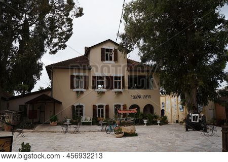 Netzer Sereni, Israel - March 29, 2022: Building Of So-called Allenby Farm, Mansion House, The Histo