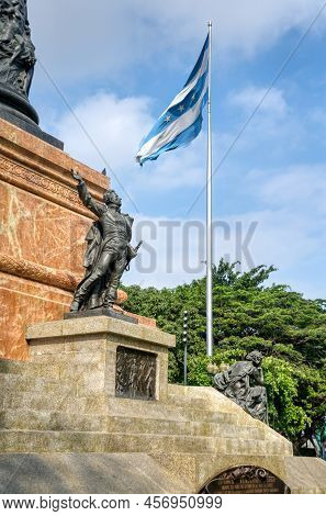 Guayaquil, Guayas, Ecuador - November, 2013: Statues And Sculptures Surrounding The Parque Centenari