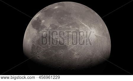 Ganymede One Of The Biggest Moons Of Planet Jupiter.