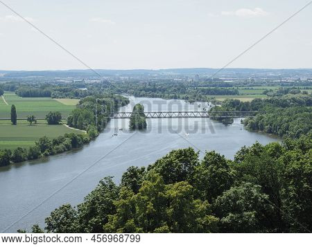 View Of River Danube In Donaustauf