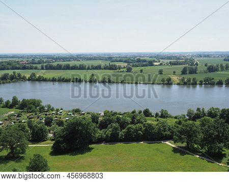 View Of River Danube In Donaustauf