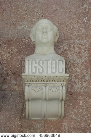 Donaustauf, Germany - Circa June 2022: Bust Of Swiss Physician And Alchemist Paracelsus Aka Theophra