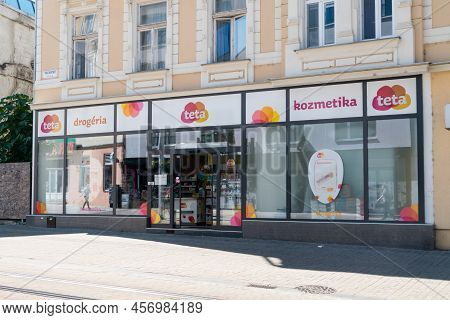 Bratislava, Slovakia - May 31, 2022: Teta Kozmetika Drugstore.