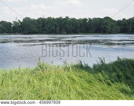 Kleiner Dutzendteich Lake In Nuernberg