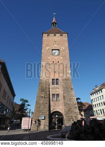 Weisser Turm White Tower In Nuernberg