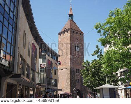 Weisser Turm White Tower In Nuernberg