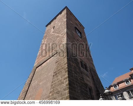 Weisser Turm White Tower In Nuernberg