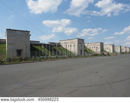 Nuernberg, Germany - Circa June 2022: Zeppelinfeld Translation Zeppelin Field Designed By Architect 