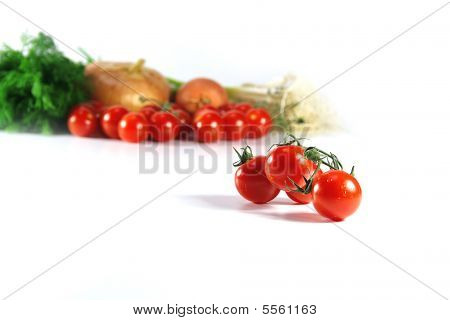 Pomodori, prezzemolo