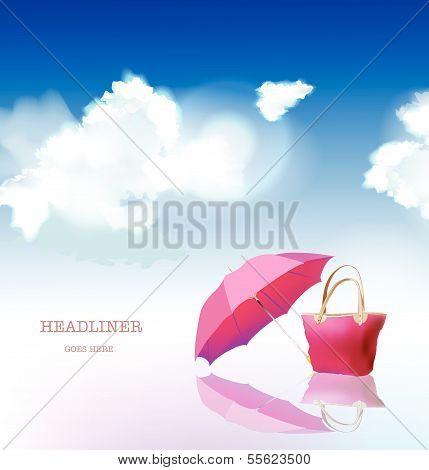 bag and umbrella