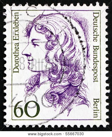 Postage Stamp Germany 1988 Dorothea Erxleben, Physician