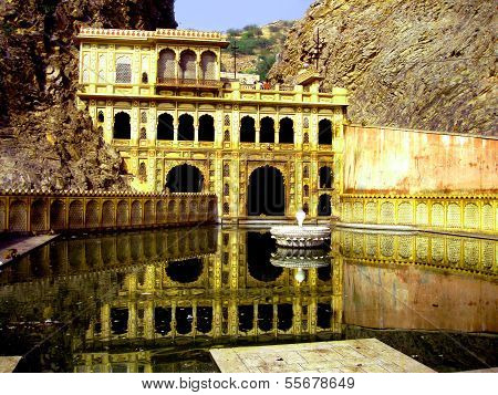 Galta temple in India