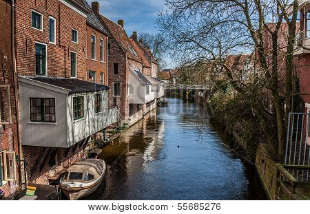 Hanging Kitchens In The Old Center Of Appingedam