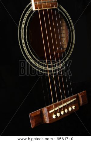 Western preto-guitarra